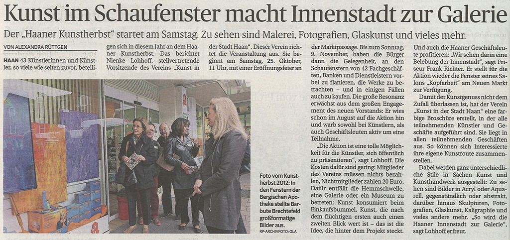 Presse > Rheinische Post, 23. Oktober 2014